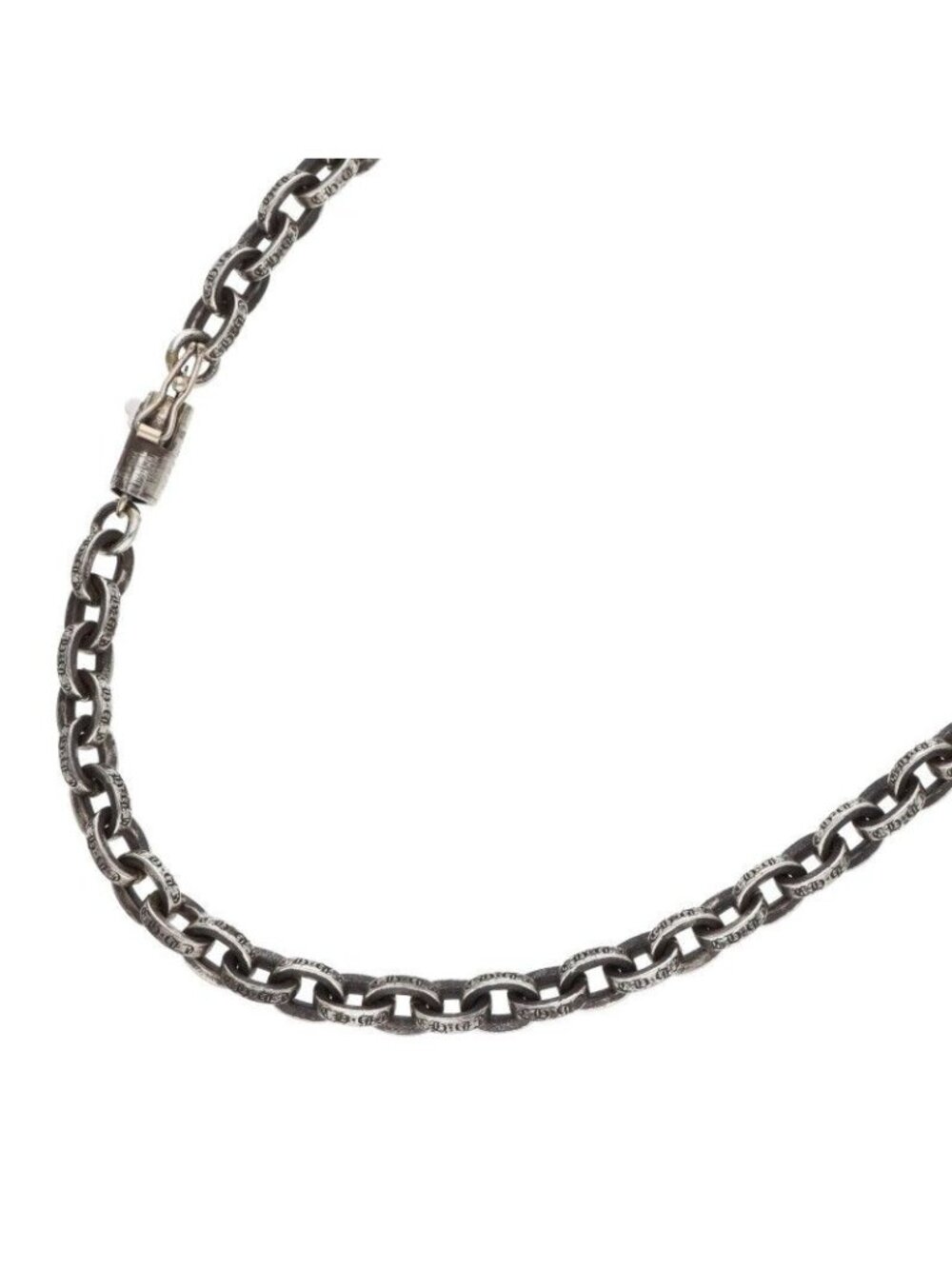 Chrome Hearts Paper Chain 18 Silver Necklace